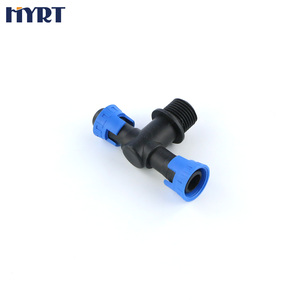 Anillo de bloqueo de plástico, rosca macho en T, <span class=keywords><strong>precio</strong></span> de fábrica para conector de conexión de manguera Layflat - Product Image 3