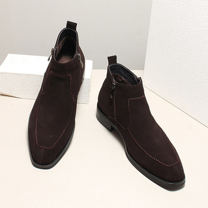 Botas de Trabajo de Cuero Genuino Amish Vintage de Lujo para Hombre, Impermeables, con Cordones, Construcción Goodyear Welted, Empeine de Cuero Resistente - Product Image 1