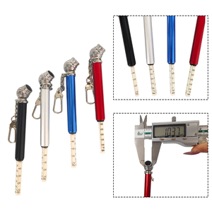 Manómetro de Presión de Neumáticos Mini con Cadena para Colgar, Accesorio Versátil, Práctico y Resistente, en Forma de Lápiz, para Automóvil y Camioneta - Product Image 1