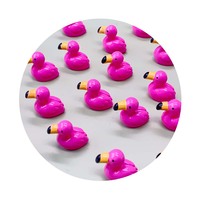 100 pièces de mini-oiseaux en résine, canards, ornements, figurines de canards minuscules 3D en vrac pour jardin féerique, paysage, décoration de gâteau, artisanat