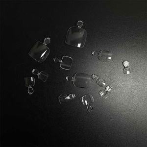 504 pièces/boîte clair faux ongles d'orteil conseils pieds conseils <span class=keywords><strong>manucure</strong></span> Nail Art décoration couverture complète faux ongles d'orteil conseils - Product Image 6
