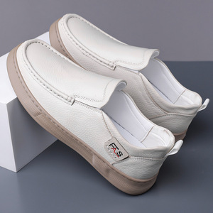 Mocasines Casuales Ligeros para Hombre, Parte Superior de PU, Suela de Goma, Sin Cordones, Transpirables, Zapatos para Caminar de Verano, Color Sólido - Product Image 3