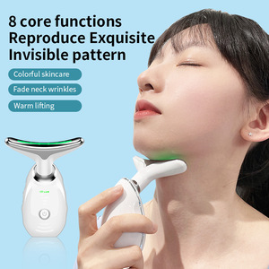 Masseur facial et du cou vibrant avec fonctions de lifting du <span class=keywords><strong>visage</strong></span>, rechargeable par USB, suivi des contours du <span class=keywords><strong>visage</strong></span> - Product Image 4