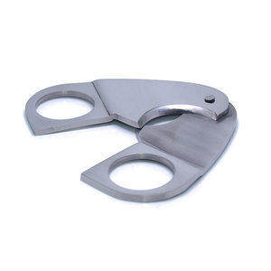 <span class=keywords><strong>Couteau</strong></span> de cigares à Double lames, Gadgets de poche de haute qualité en argent et acier inoxydable, accessoires <span class=keywords><strong>couteau</strong></span> à cigares en métal pointu 1 pièce - Product Image 3