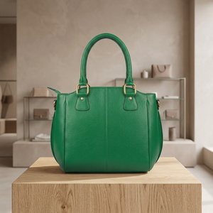 Sac à main décontracté pour femme en cuir véritable de bonne qualité, imperméable, léger, portable, avec fermeture éclair, antivol - Product Image 2