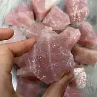 Оптовая продажа, натуральный кристалл, необработанный камень, народное ремесло, лечебный розовый кварц, шероховатый камень