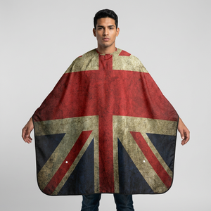 Cape de barbier de qualité supérieure, imperméable, pour professionnels de salon, avec design imprimé sur toute la surface, capes de barbier personnalisées - Product Image 1