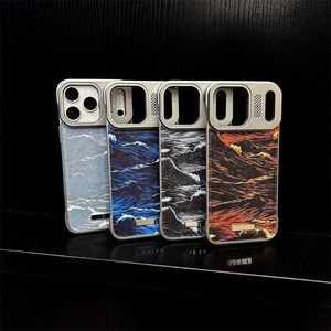 Custodia per telefono di lusso con texture a onde per <span class=keywords><strong>iPhone</strong></span> 17 <span class=keywords><strong>Pro</strong></span> Max 16 15 14 13 12 <span class=keywords><strong>11</strong></span>, <span class=keywords><strong>cover</strong></span> <span class=keywords><strong>rigida</strong></span> in PC+PU per <span class=keywords><strong>iPhone</strong></span> e Samsung - Product Image 3