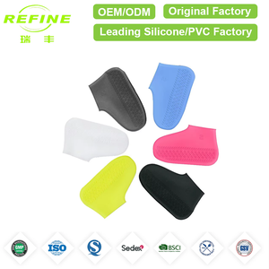 Copriscarpe Impermeabili in Silicone Refine Factory, Riutilizzabili e Resistenti, per Campeggio, Escursionismo, Pesca, Ciclismo e Passeggiate - Product Image 1