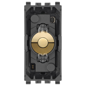 สวิตช์โยก KNXSecure รุ่นวินเทจ 1Lever 1M สีทอง ขนาด 5.1x2.8x6.7 ซม. - Product Image 1