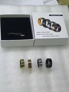 Bague Intelligente Personnalisée avec Application, Recharge Magnétique, Suivi <span class=keywords><strong>de</strong></span> la Fréquence Cardiaque, du Sommeil et <span class=keywords><strong>de</strong></span> l'oxygène sanguin (SpO2), Contrô<span class=keywords><strong>le</strong></span> à Distance des Photos et Vidéos - Product Image 6