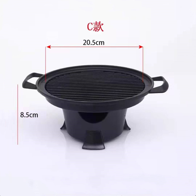 Household Table Top Multi Fuel Grill Charcoal Wood Rack Mini Roast Stove
