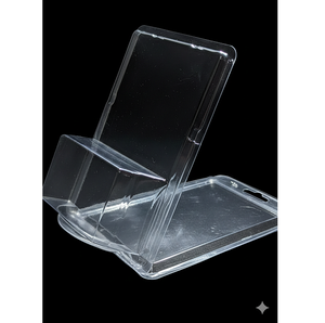 Envases tipo clamshell resistentes para alimentos, electrónicos, juguetes y artículos pequeños con cubierta protectora transparente - Product Image 1