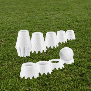 Lot de 8 tees de golf polyvalents en plastique, résistants à l'usure, élastiques, multi-tailles, pour mini-bouteilles de bière, modèle HYT-33 - Product Image 1