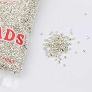 Werksverkauf Hochwertige galvani sierte Metall farbe Glass amen perlen 2mm 450g Packung Samen perlen für die Herstellung von <span class=keywords><strong>Diy</strong></span>-Schmuck - Product Image 4