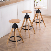 Современный Ресторан Nordic Flatpack Регулируемый Поворотный Бар Кафе винтажный стул стулья