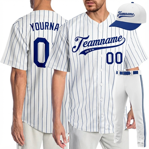 Jersey Baseball Sublimasi Kustom yang Sedang Tren untuk Seragam Tim Sekolah Menengah, Turnamen, Pertandingan, dan Latihan - Product Image 1