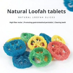 ของเล่นใยบวบธรรมชาติสำหรับสัตว์เลี้ยง ขายส่ง สำหรับการขัดฟันและทำความสะอาด ฝึกสัตว์เลี้ยง แฮมสเตอร์และนกแก้ว ใช้เป็นขนม - Product Image 4