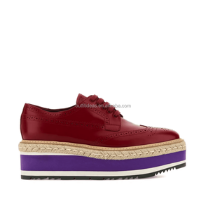Mocassini con plateau con punta tonda e plateau <span class=keywords><strong>eleganti</strong></span> Sneakers in pelle di vitello riedizione 65 mm con punta alare <span class=keywords><strong>scarpe</strong></span> con plateau - Product Image 3