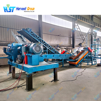 Ligne de production de recyclage de pneus grande capacité XKP-560, machine de recyclage de caoutchouc de pneus usagés pour ligne de recyclage de pneus
