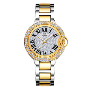 BS-Reloj de pulsera informal de cuarzo para mujer, nuevo, de gama alta, con diamantes, personalizado - Product Image 3