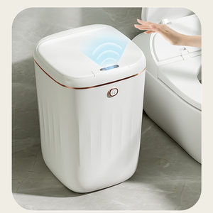 Cestino Intelligente per la Casa con Sensore, Pattumiera a Induzione Smart in Plastica, Contenitore per <span class=keywords><strong>Rifiuti</strong></span> da Bagno e Ufficio - Product Image 3