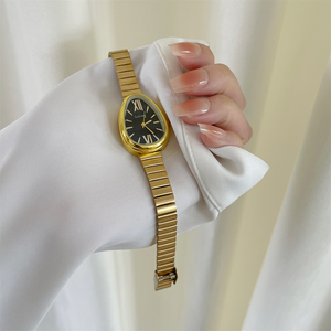 <span class=keywords><strong>Reloj</strong></span> <span class=keywords><strong>de</strong></span> Cuarzo Gogoey S68 2025 con Correa <span class=keywords><strong>de</strong></span> Acero Ovalada, Diseño <span class=keywords><strong>de</strong></span> Serpiente, Producto <span class=keywords><strong>de</strong></span> Moda, Novedad para Mujer - Product Image 2