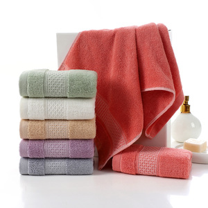厂家批发100% 有机棉竹毛圈多色竹脸手巾大身浴巾奢华 - Product Image 2