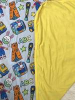 Couverture pour bébé en bambou double couche douce de qualité supérieure Little Glow Kids OEM en gros, 30x40 pouces, imprimée et à volants, pour filles