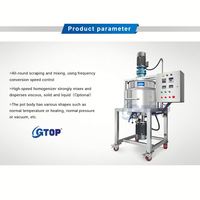 Harga Pabrik Langsung GTOP Mesin Pencampur Hand Sanitizer, Mixer Homogenisasi, Pembuat Sabun Kimia, Sampo, dan Cairan Cuci Piring