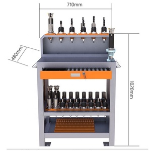 XCJ Iso 30 Bt40 Plastic Cnc <strong>Tool</strong> Holder <strong>Tool</strong> <strong>Cart</strong> Factory <strong>Mobile</strong> Metal Cnc BT40 <strong>Tool</strong> Holder Trolley for <strong>Workshop</strong> - Product Image 2