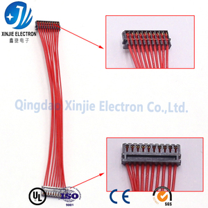 उल प्रमाणित कस्टम माइक्रो पिच वायर हार्नेस, सटीक इलेक्ट्रॉनिक्स के लिए माइक्रो कनेक्टर के साथ लाल अल्ट्रा-फाइन वायरिंग असेंबली - Product Image 5