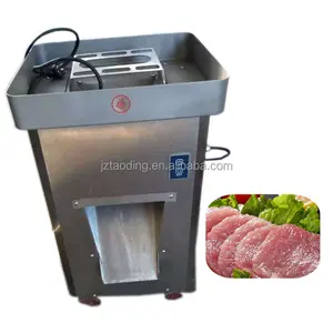 Commercial vertical fresh meat strip slicer sliced chicken breast slicing machine automatic beef meat slicer cutting machine