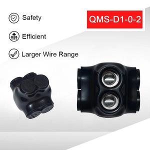 Hooanke <span class=keywords><strong>2</strong></span> port 1/0- 14AWG, konektor kawat sayap Terminal terisolasi Multi-tap masuk ganda - Product Image 6