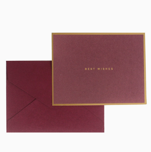 Cartes de remerciement avec bordure dorée et enveloppes, qualité supérieure pour mariage et affaires - Product Image 3
