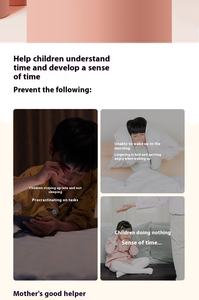 Relojes de mesa creativos con forma de Animal de dibujos animados para niños, relojes despertadores, manos, escritorio de cuarzo y relojes de mesa - Product Image 4