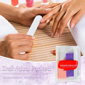 Vente en gros d'usine : Ensemble de pédicure jetable de luxe 4 pièces en EVA avec outils de nail art - Product Image 2
