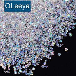 OLeeya-Nail Art en cristal pour Nail Art, 1.1mm à 1.8mm, petites poussières de lutin, perles micro zircon - Product Image 2