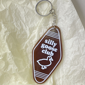 Llavero Personalizado Ecológico y Duradero de Acrílico y Aleación de Zinc, Anillo Divertido Estilo Retro de Motel/Hotel, Regalo para Amigos, Venta al Por Mayor - Product Image 2