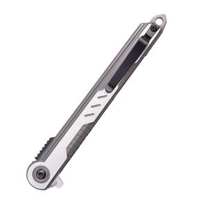 سكين صغير للصلابة العالية سكين قابل للطي من الفولاذ المقاوم للصدأ سكين جيب للتخييم في الهواء الطلق نحيف محمول - Product Image 6