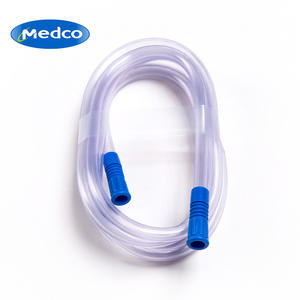 Tube d'aspiration jetable Medco 3,0 m Taille 14 avec connecteurs, à usage unique, stérile, composant d'appareil d'aspiration sous vide - Product Image 1