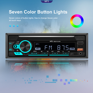 Podofo 1DIN Xe MP3 Máy Nghe Nhạc Âm Thanh Stereo USB Sạc Xe Đài Phát Thanh Máy Nghe Nhạc Kỹ Thuật Số Bt USB/SD/AUX-IN Xe Đài Phát Thanh Stereo - Product Image 3