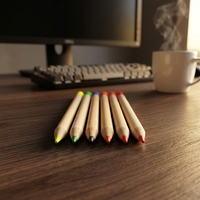 Lot en gros de crayons de couleur hexagonaux pour étudiants, 12, 18, 24, 36 couleurs, corps en papier naturel, modèle Shengyada Ks4413, pour usage scolaire, UV