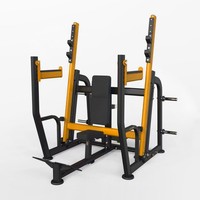 Vente en gros d'usine : Rack de presse assis commercial pour l'épaule, équipement de musculation pour haltères et entraînement en salle de sport