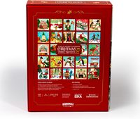 Boîte de calendrier de l'Avent personnalisée avec puzzle de Noël, 24 jours, traditions des fêtes, compte à rebours, emballage cadeau avec 24 tiroirs