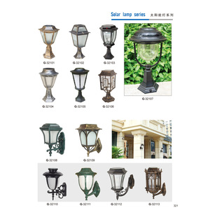 Lampadaire extérieur LED Meiyi pour jardin, en aluminium noir et verre, garantie 3 ans, pour l'éclairage des cours et des villas - Product Image 4