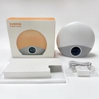 Altavoz Portátil para Exteriores con Función de Reloj LED RGB, Subwoofer, Mini Caja de Altavoz con Control de Botones, Compatible con Tarjeta de Memoria, para Fiestas