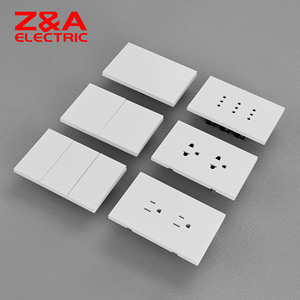 Mexico USA HK loạt cạnh để cạnh phẳng lớn Bảng điều chỉnh nhà chuyển đổi ánh sáng và ổ cắm không khung tường chuyển đổi ánh sáng Za điện - Product Image 1