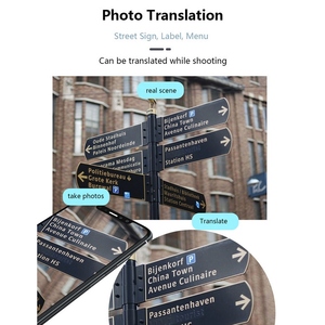 Coque en verre trempé <span class=keywords><strong>pour</strong></span> traducteur de langue intelligent BT 4.2 + 70 langues en veille ultra longue, <span class=keywords><strong>chat</strong></span>, rencontres et traduction de texte - Product Image 5