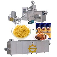 Ligne de production de pâtes macaroni coupe courte Machine 500kg 300kg h Extrudeuse de pâtes italiennes au sarrasin